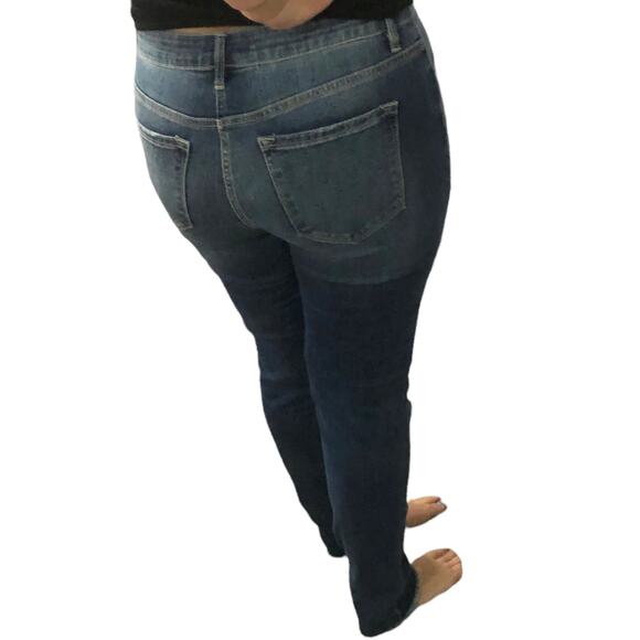 Kan Can (31) Annalise Skinny Distressed Scissor Hem Jeans - Stitch Fix Pants - Picture 6 of 13